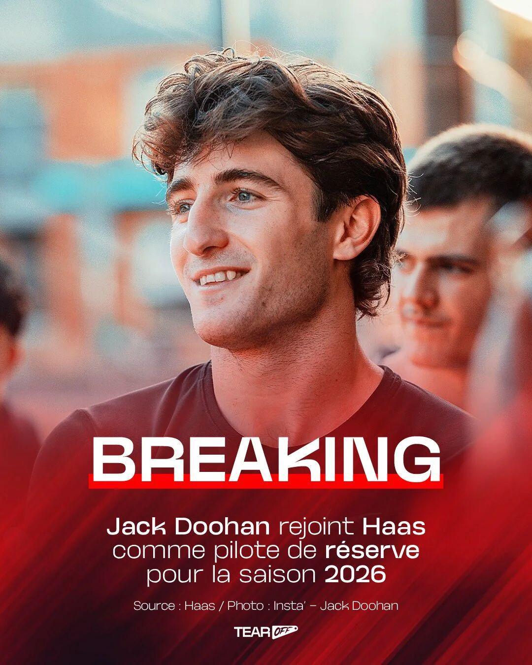 开云网页版-杰克·杜汉重返F1!